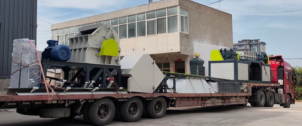 1400 metal shredder and 1300 metal crusher shipment to Poland